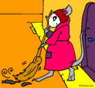 Dibujo La ratita presumida 1 pintado por magic