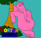 Dibujo Horton pintado por natalin