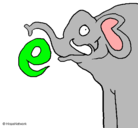 Dibujo Elefante pintado por rami