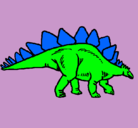 Dibujo Stegosaurus pintado por hilia-andy