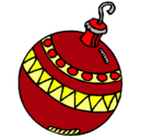 Dibujo Bola de navidad pintado por rereretrty
