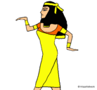 Dibujo Bailarina egipcia  pintado por erika123