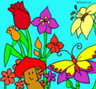 Dibujo Fauna y flora pintado por Ines