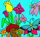 Dibujo Fauna y flora pintado por daaa
