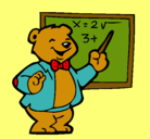 Dibujo Profesor oso pintado por raqueyvictoria