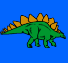 Dibujo Stegosaurus pintado por Stegosaurus
