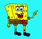 Dibujo Bob Esponja pintado por robert