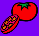 Dibujo Tomate pintado por PLJIJGEVGBRBHJO