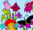 Dibujo Fauna y flora pintado por martita
