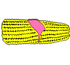 Dibujo Mazorca de maíz pintado por ivonnemilen