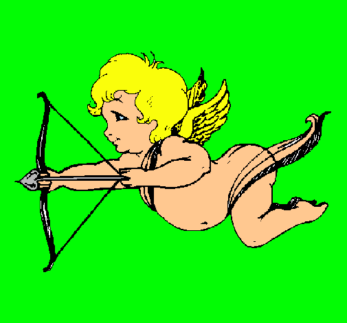 Cupido volando