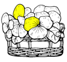 Dibujo Cesta de flores 12 pintado por julieta