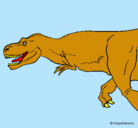 Dibujo Tiranosaurio rex pintado por 9andres9