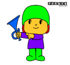 Dibujo Pocoyó pintado por pocoyo