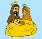 Dibujo Natividad pintado por judit01