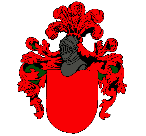 Escudo de armas y casco