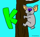 Dibujo Koala pintado por 4bel