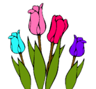Dibujo Tulipanes pintado por reinaalejandra