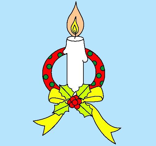 Vela de navidad III