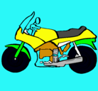 Dibujo Motocicleta pintado por Alesio