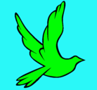 Dibujo Paloma de la paz al vuelo pintado por 365462