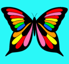 Dibujo Mariposa pintado por bobesponja
