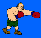 Dibujo Boxeador pintado por marcus