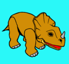 Dibujo Triceratops II pintado por jocsan