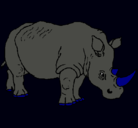 Dibujo Rinoceronte pintado por fry7jnnmmmjk