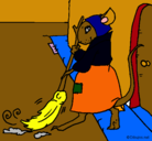 Dibujo La ratita presumida 1 pintado por ANNE
