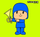 Dibujo Pocoyó pintado por pocoyo