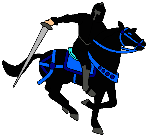 Dibujo Caballero a caballo IV pintado por erika123