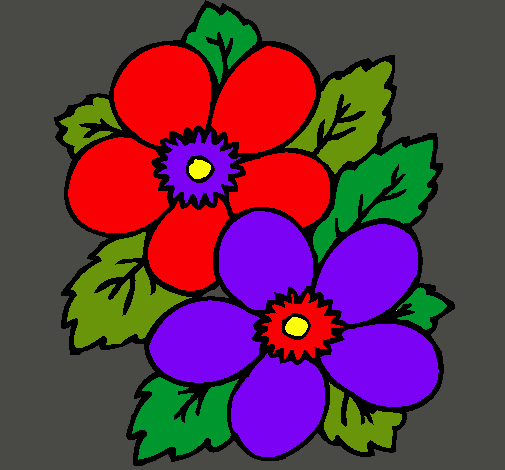 Dibujo Flores pintado por tosande