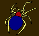 Dibujo Araña venenosa pintado por Chute