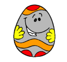 Dibujo Huevo de pascua feliz pintado por netpas