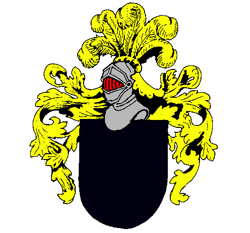 Escudo de armas y casco