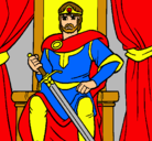 Dibujo Caballero rey pintado por FraNcoXXXX