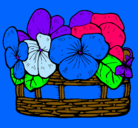 Dibujo Cesta de flores 12 pintado por lilimar