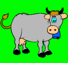 Dibujo Vaca lechera pintado por APRIL