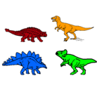 Dibujo Dinosaurios de tierra pintado por josue4
