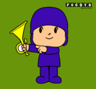 Dibujo Pocoyó pintado por pocoyo