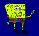 Dibujo Bob Esponja pintado por perrin