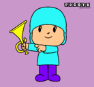 Dibujo Pocoyó pintado por pocoyo