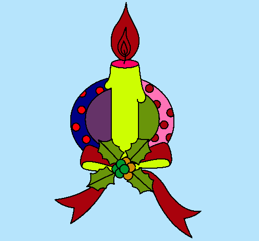 Vela de navidad III