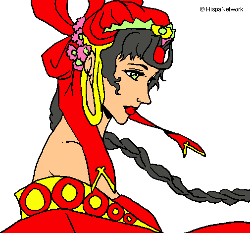 Dibujo Princesa china pintado por Soucken