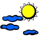 Dibujo Sol y nubes 2 pintado por agso