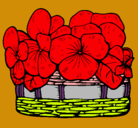 Dibujo Cesta de flores 12 pintado por julieta