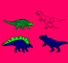 Dibujo Dinosaurios de tierra pintado por dino3