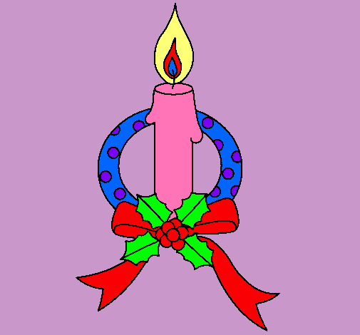 Vela de navidad III