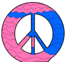 Dibujo Símbolo de la paz pintado por Rachel29